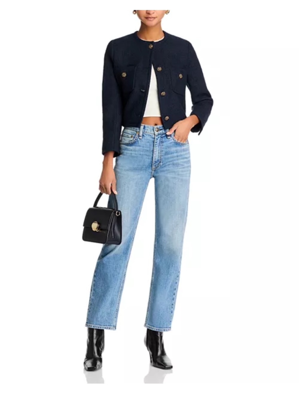 rag & bone Harlow Ankle Straight Jean